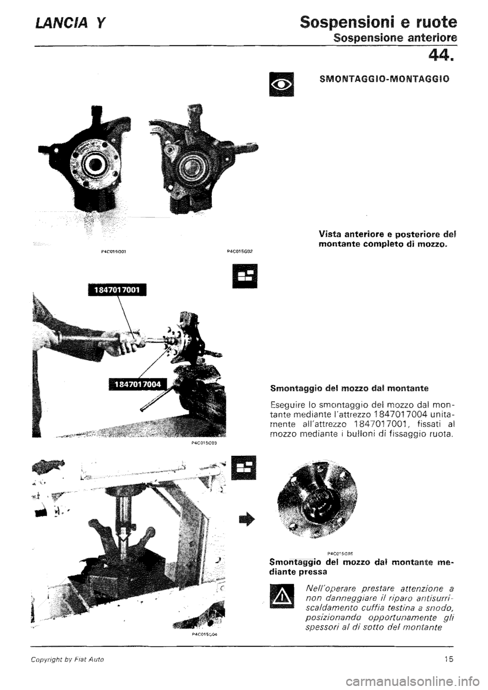 LANCIA Y 1997  Service Repair Manual 
