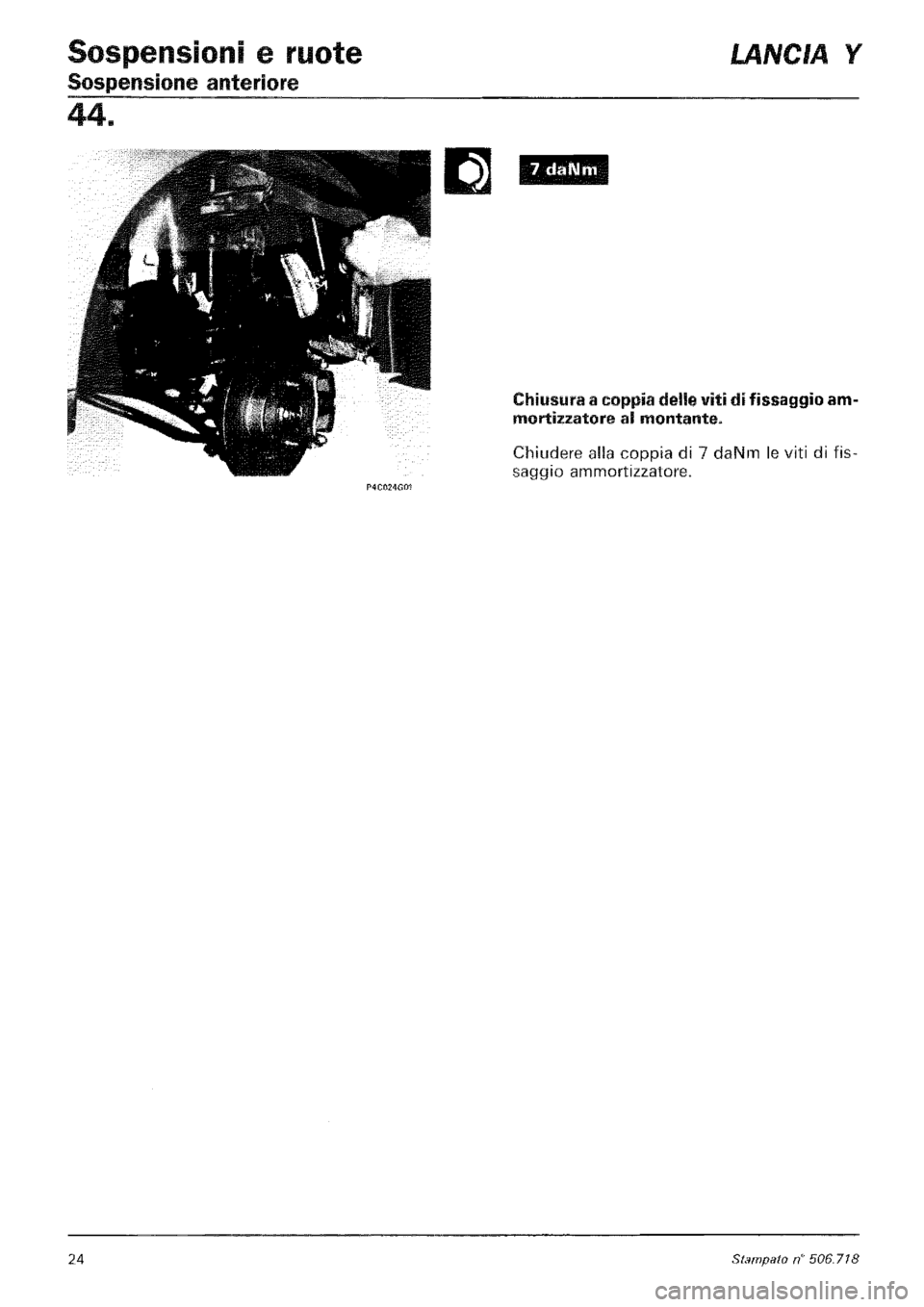 LANCIA Y 1997  Service Repair Manual 