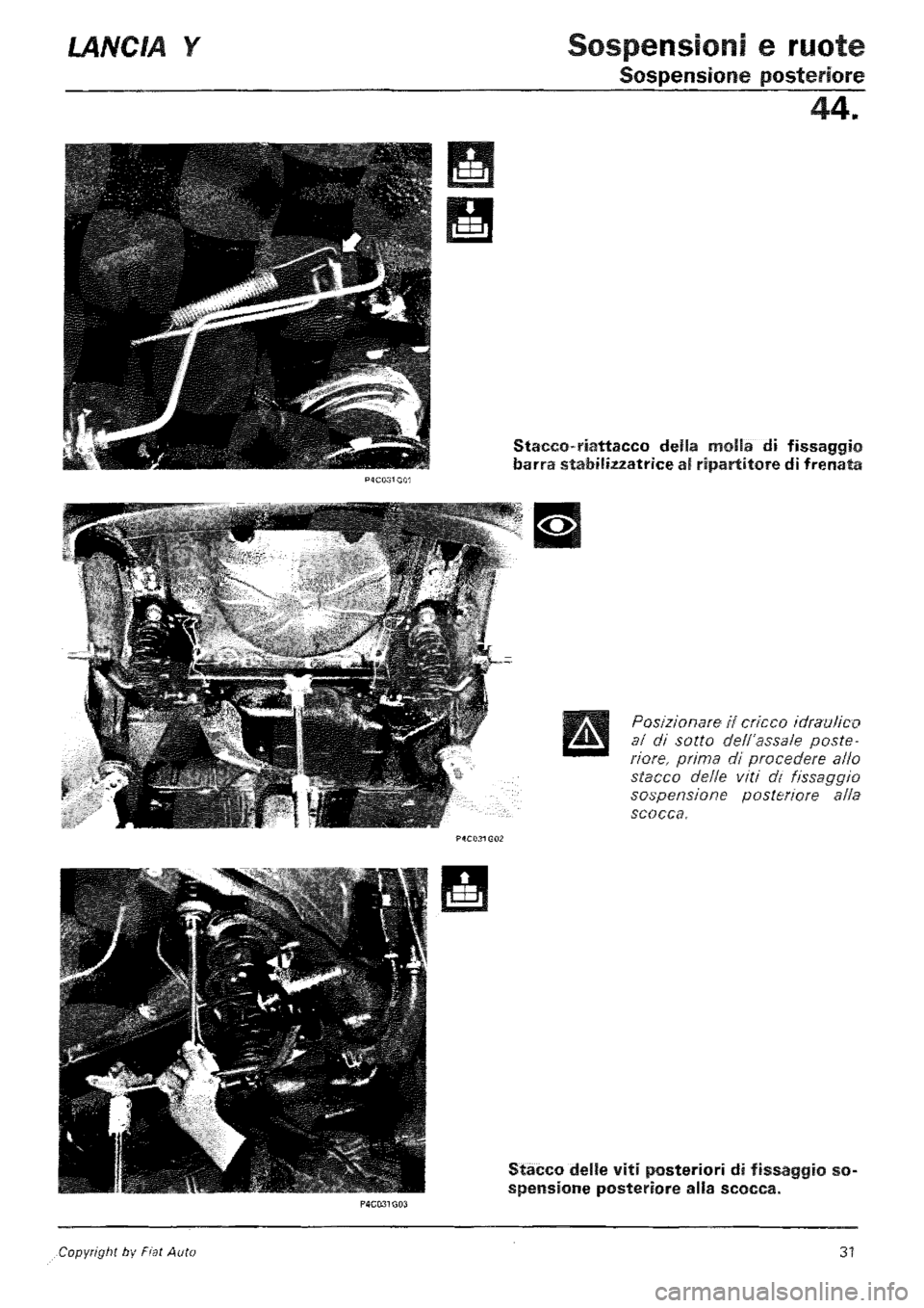 LANCIA Y 1997  Service Repair Manual 