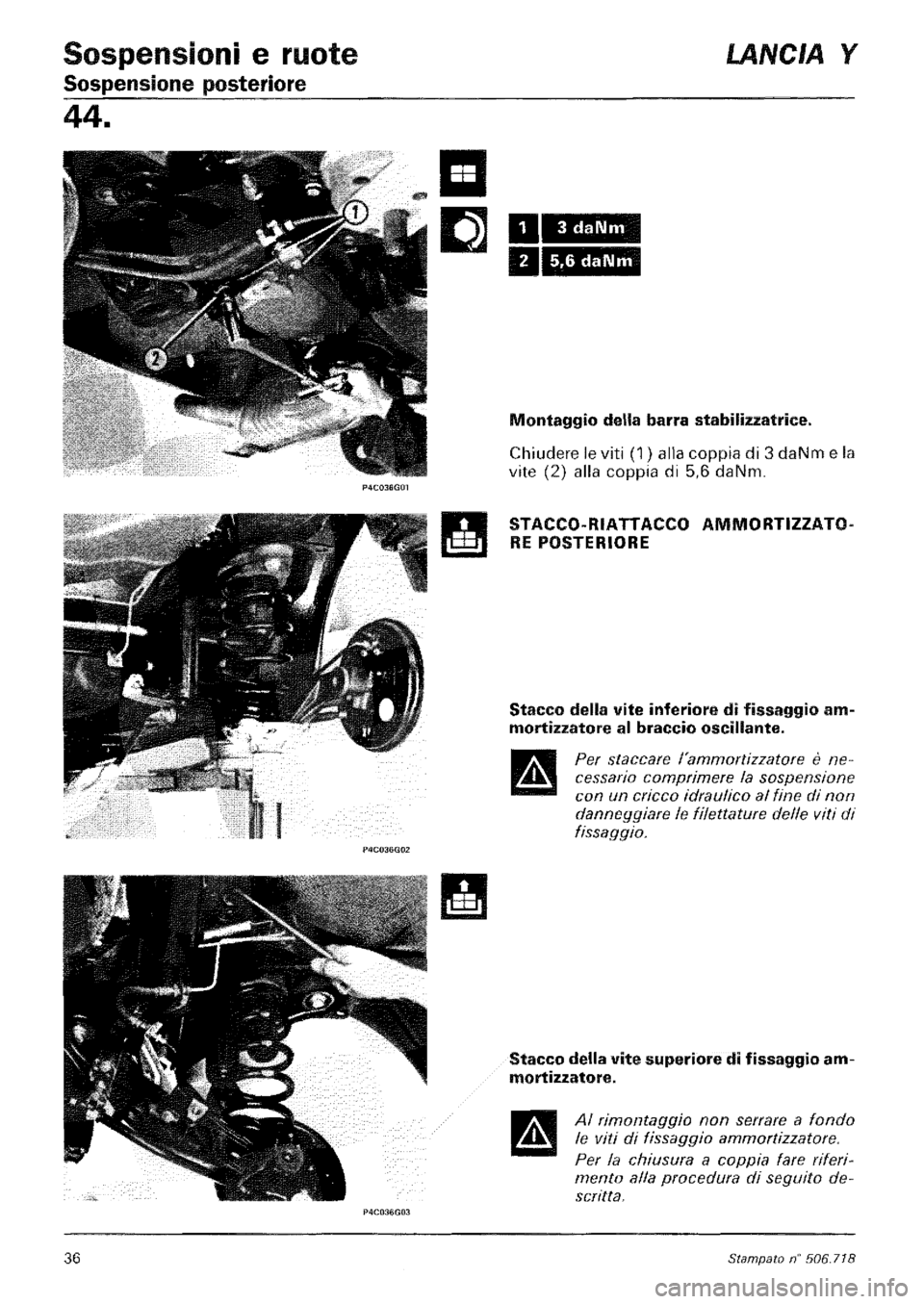 LANCIA Y 1997  Service Repair Manual 