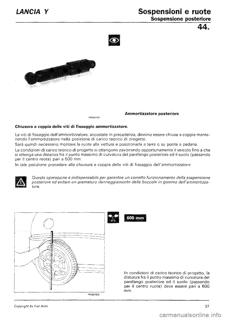 LANCIA Y 1997  Service Repair Manual 