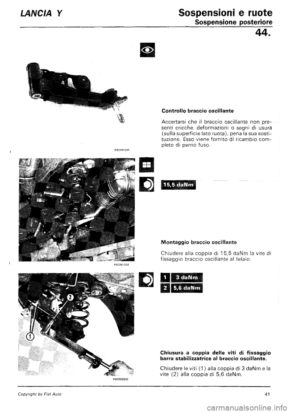 LANCIA Y 1997  Service Repair Manual 