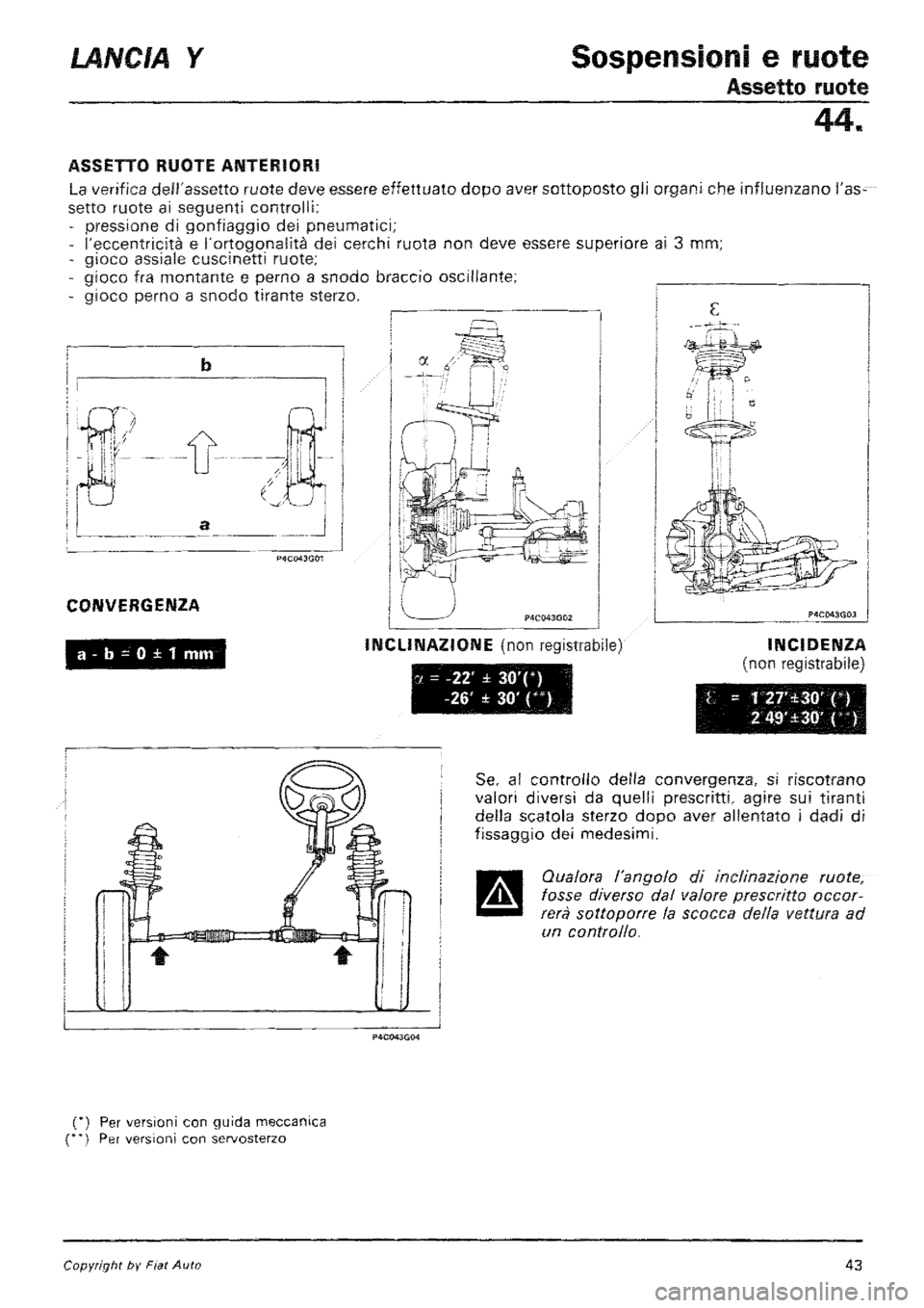LANCIA Y 1997  Service Repair Manual 