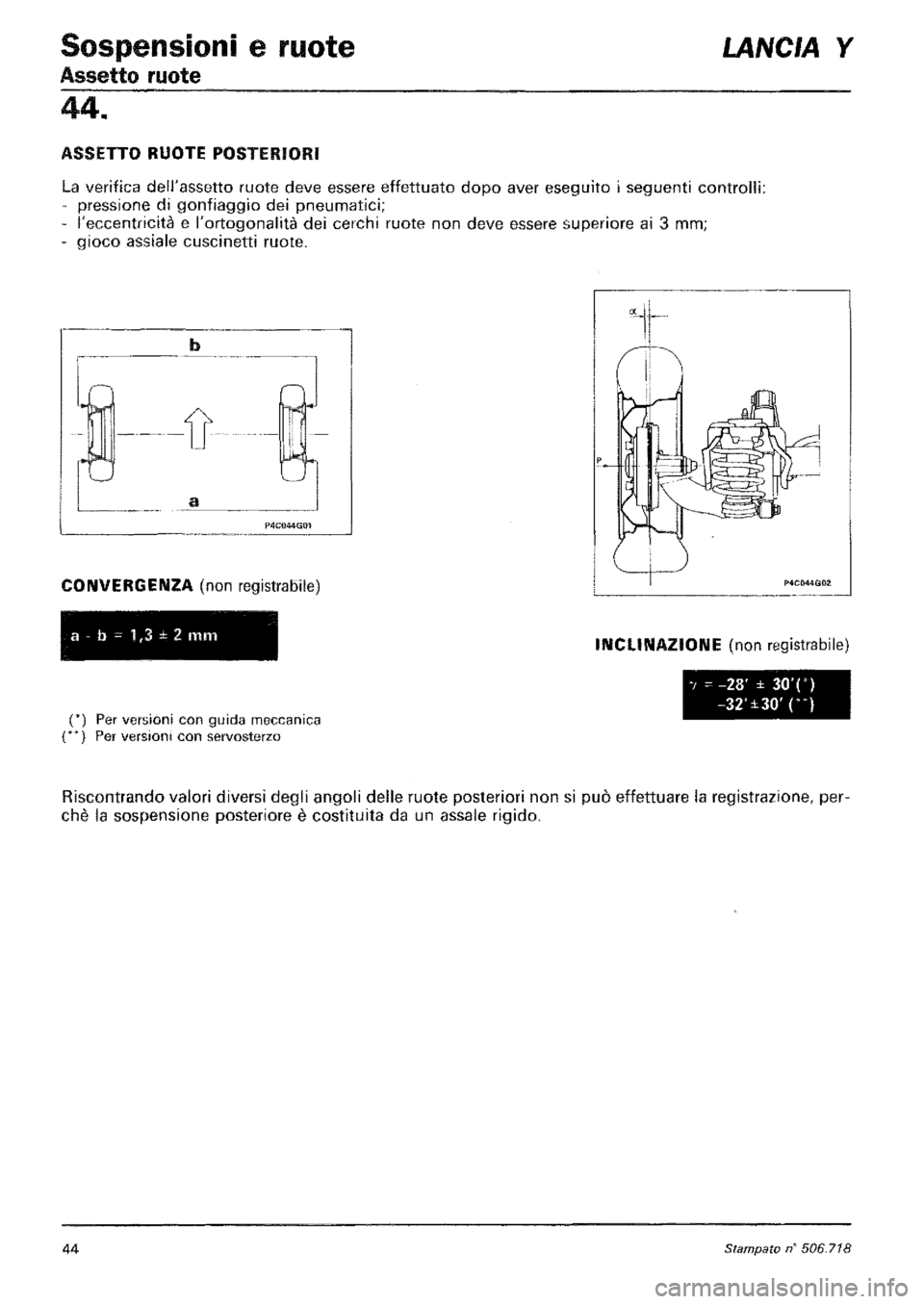 LANCIA Y 1997  Service Repair Manual 