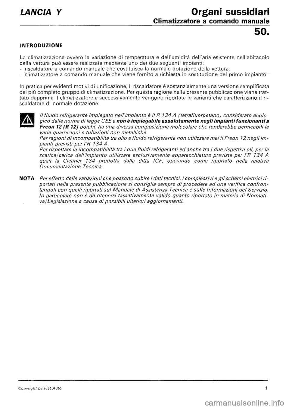 LANCIA Y 1997  Service Repair Manual 