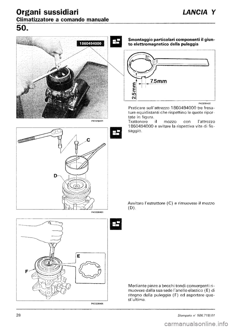 LANCIA Y 1997  Service Repair Manual 