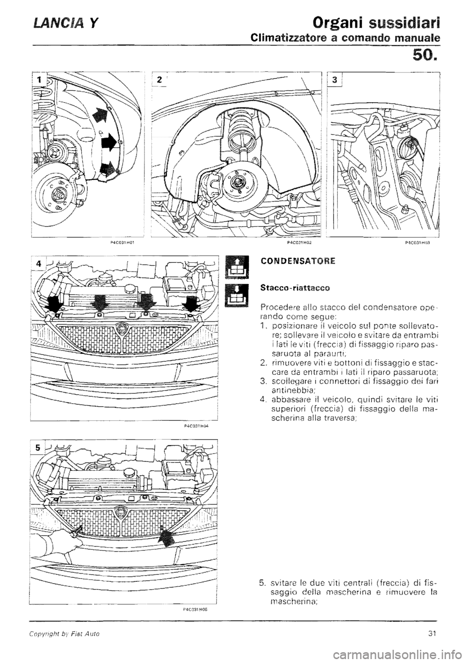 LANCIA Y 1997  Service Repair Manual 