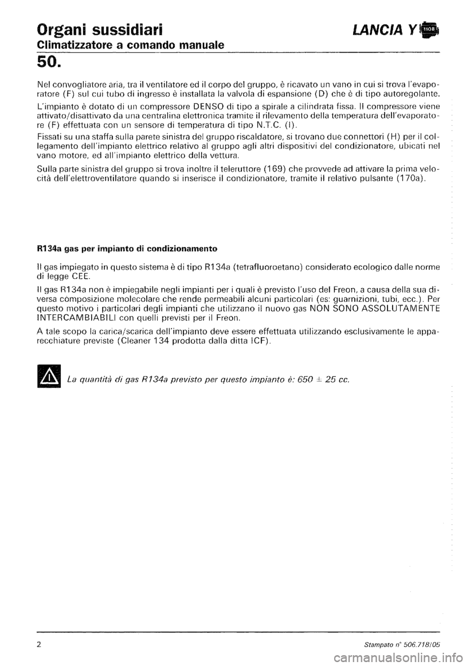 LANCIA Y 1997  Service Repair Manual 
