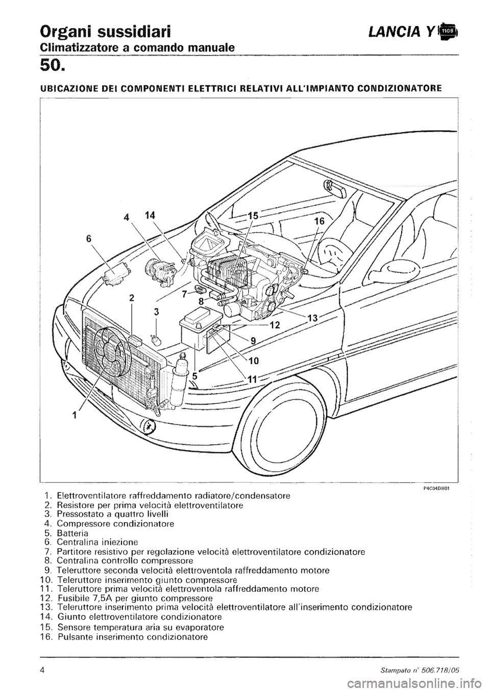 LANCIA Y 1997  Service Repair Manual 