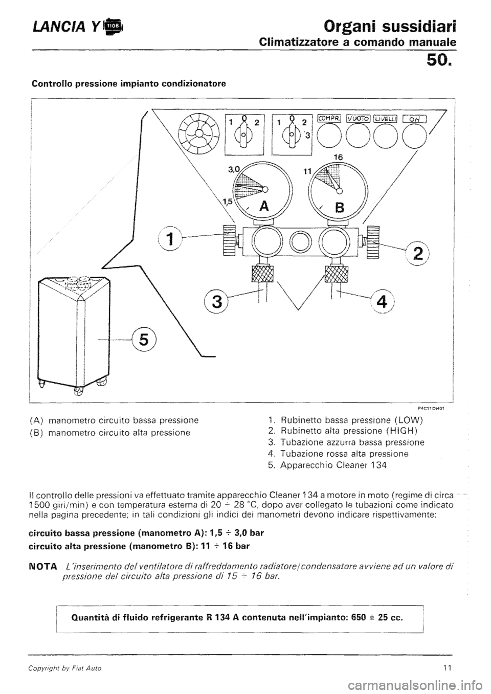 LANCIA Y 1997  Service Repair Manual 