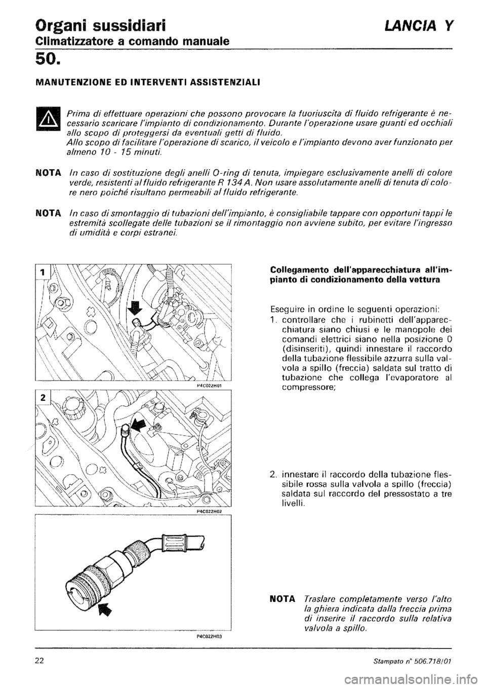 LANCIA Y 1997  Service Repair Manual 