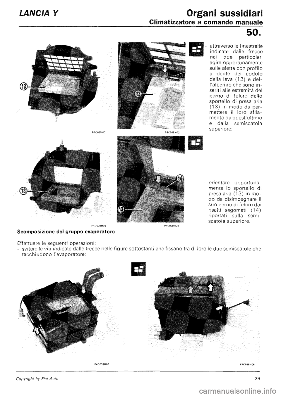 LANCIA Y 1997  Service Repair Manual 
