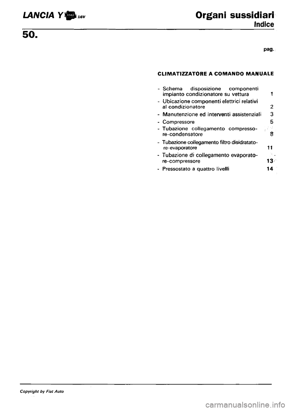 LANCIA Y 1997  Service Repair Manual 