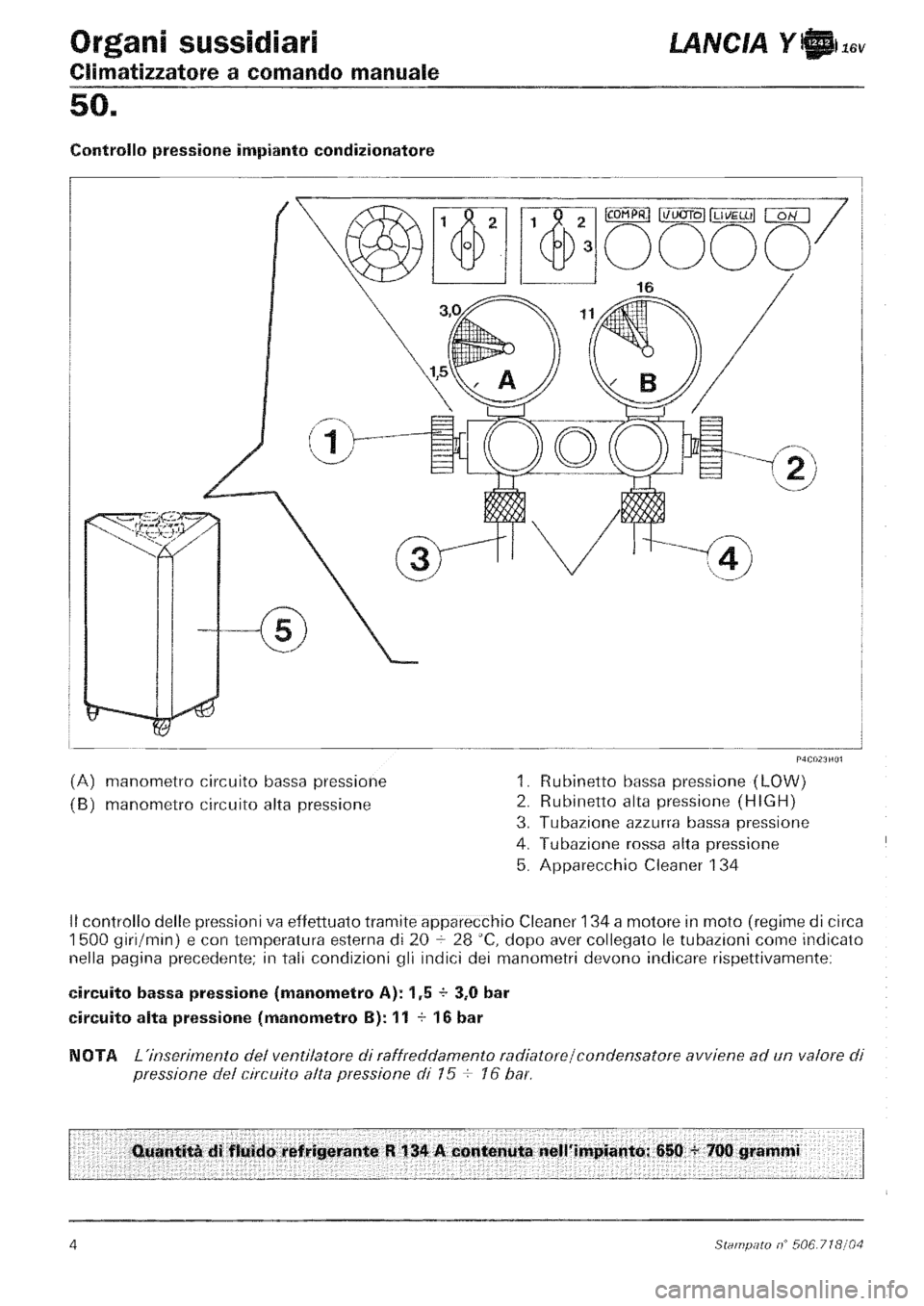 LANCIA Y 1997  Service Repair Manual 