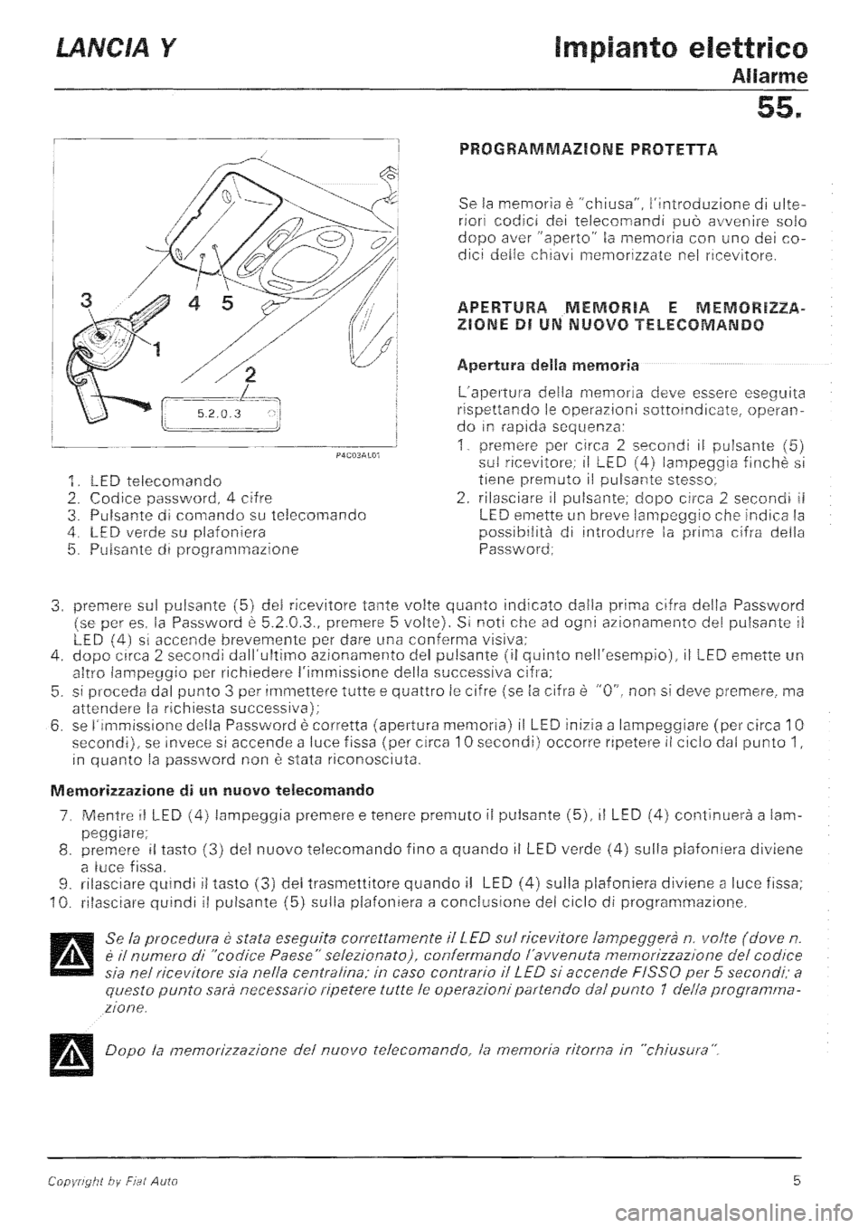LANCIA Y 1997  Service Repair Manual 