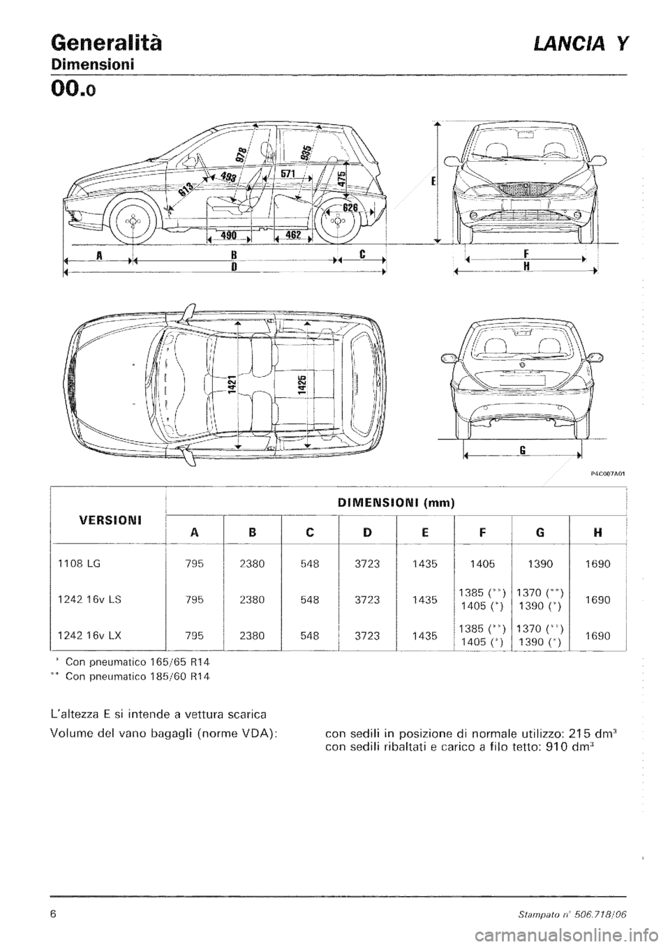LANCIA Y 1997  Service Repair Manual 