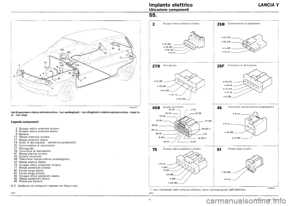 LANCIA Y 1997  Service Repair Manual 