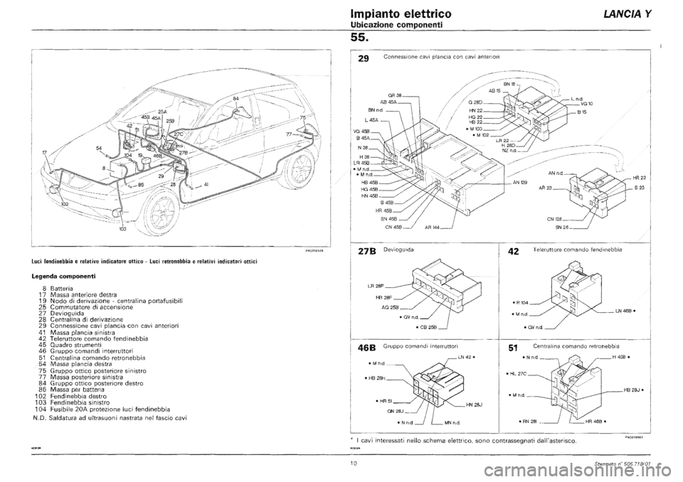LANCIA Y 1997  Service Repair Manual 