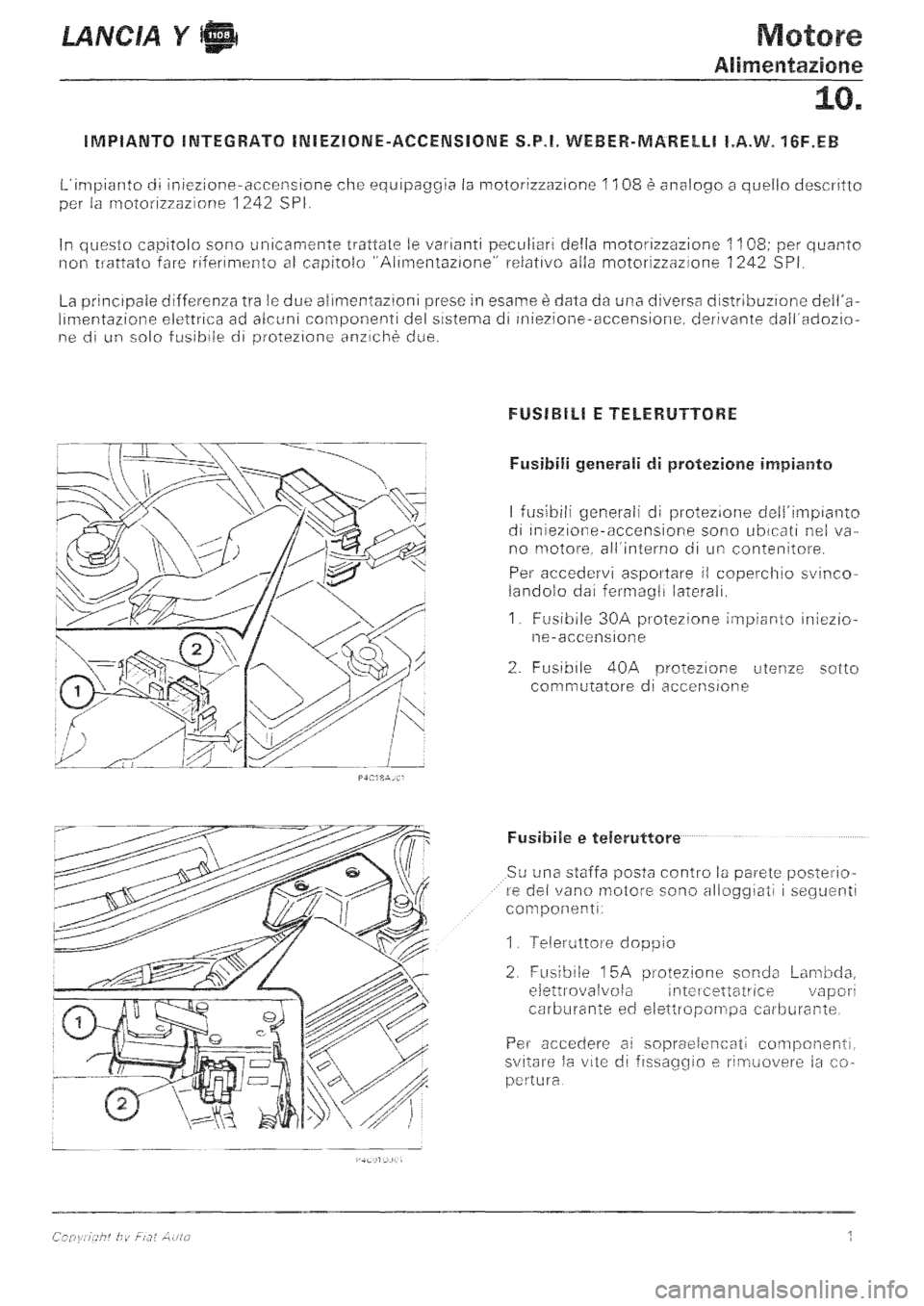 LANCIA Y 1997  Service Repair Manual 