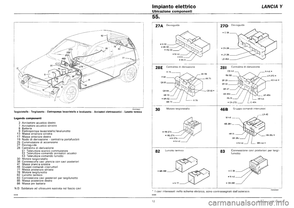 LANCIA Y 1997  Service Repair Manual 