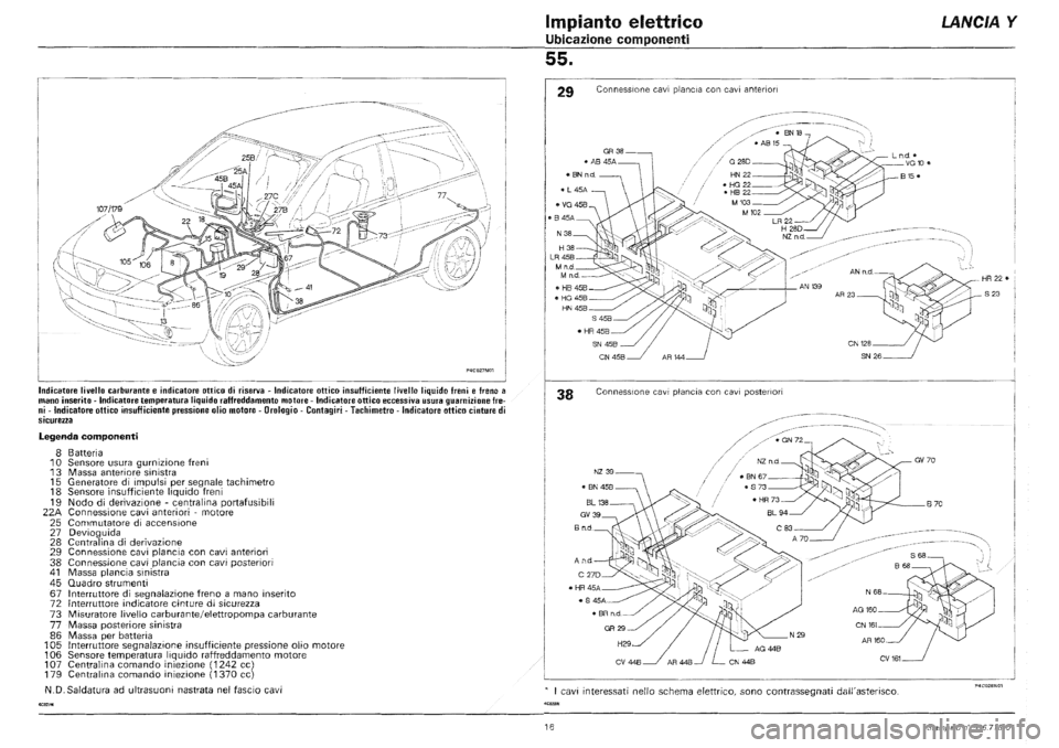 LANCIA Y 1997  Service Repair Manual 