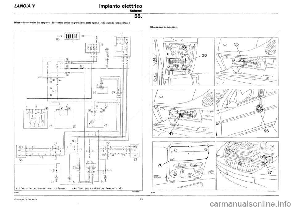LANCIA Y 1997  Service Repair Manual 