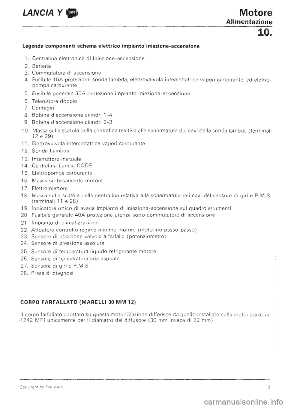LANCIA Y 1997  Service Repair Manual 
