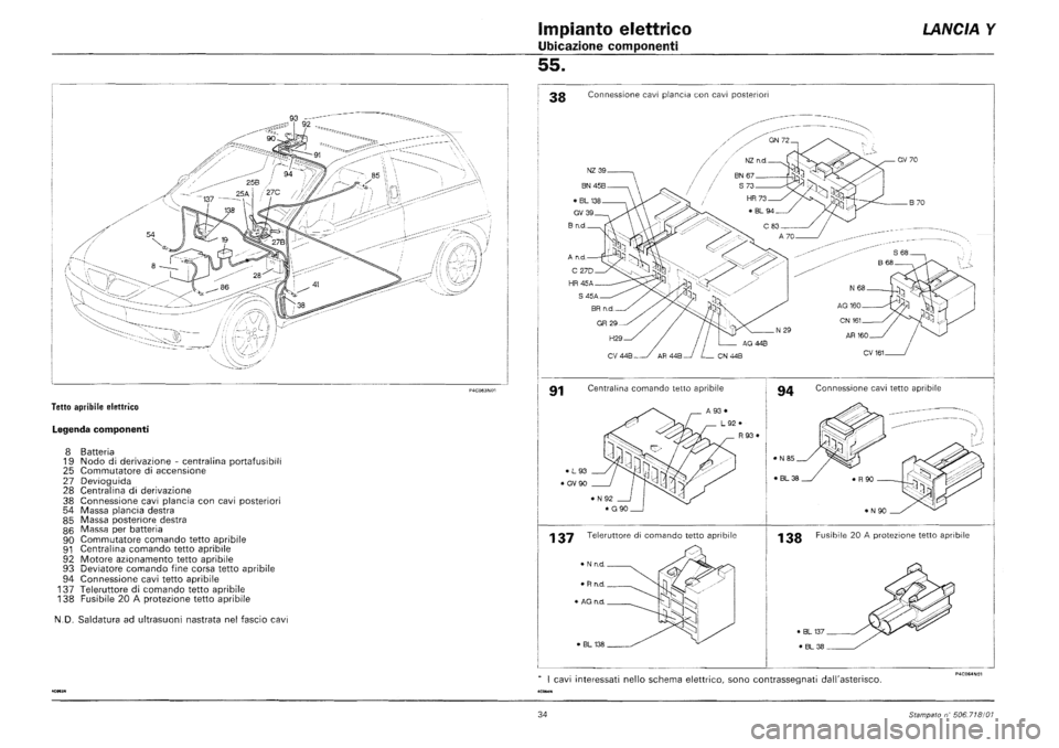 LANCIA Y 1997  Service Repair Manual 