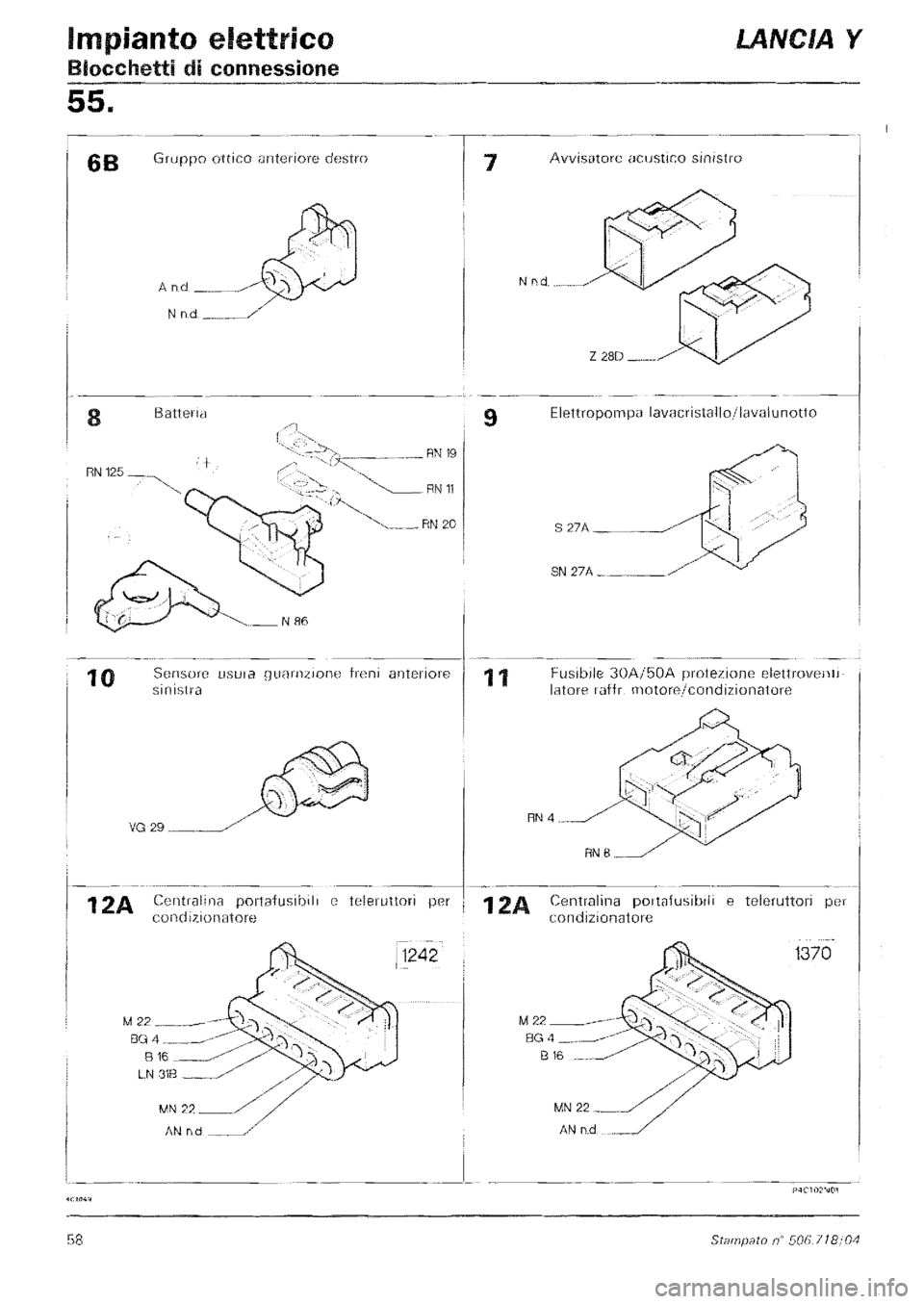 LANCIA Y 1997  Service Repair Manual 