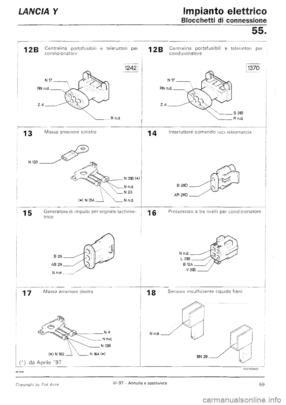 LANCIA Y 1997  Service Repair Manual 