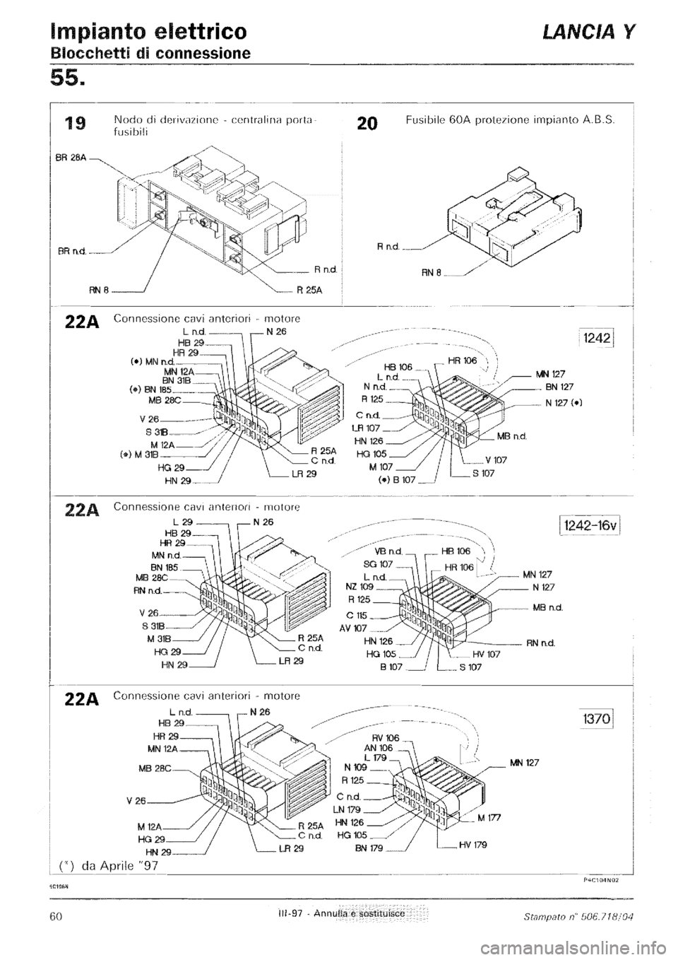 LANCIA Y 1997  Service Repair Manual 