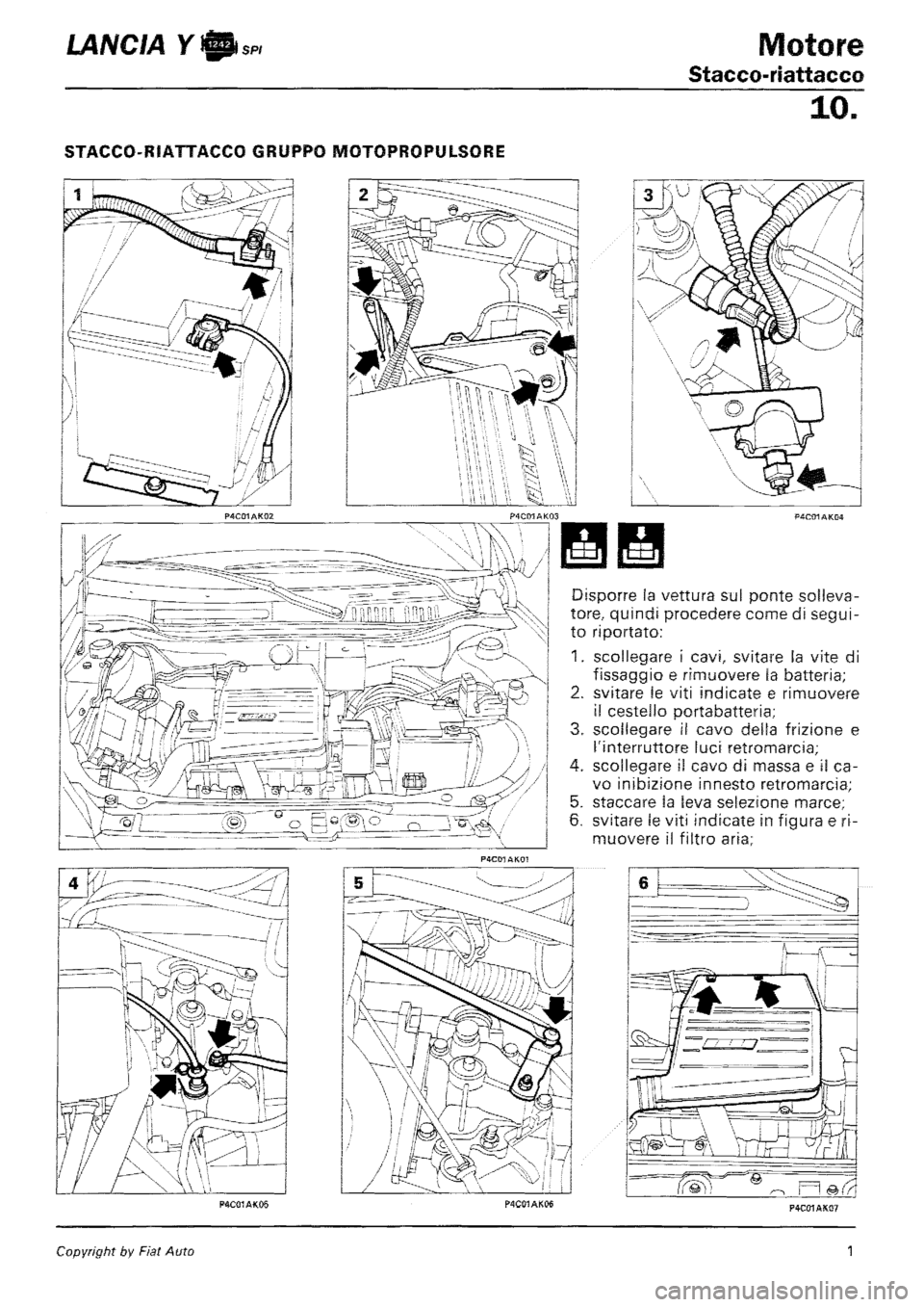 LANCIA Y 1997  Service Repair Manual 