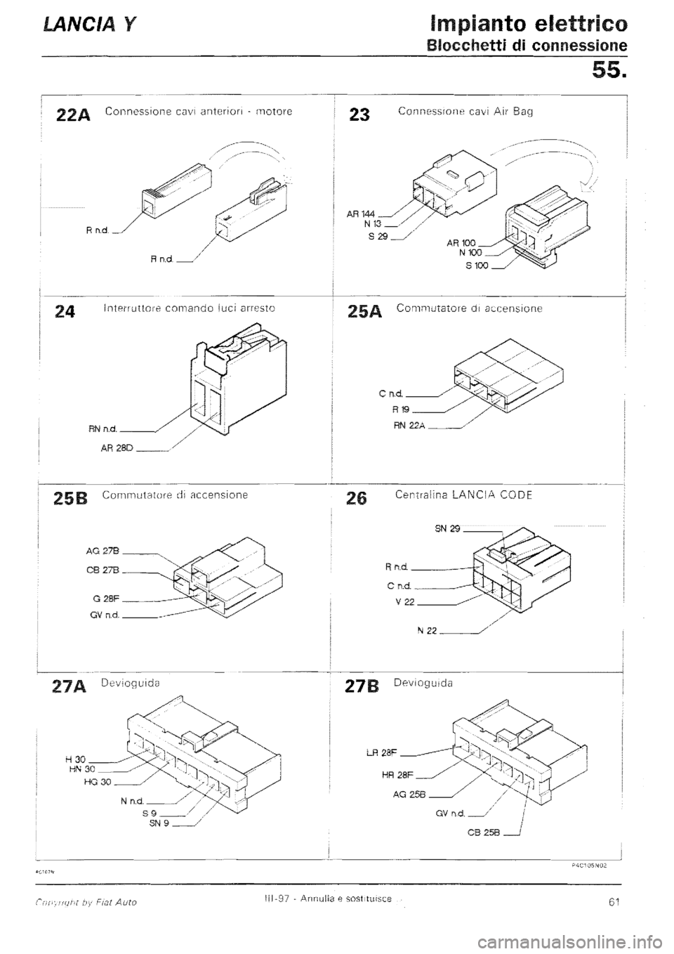 LANCIA Y 1997  Service Repair Manual 