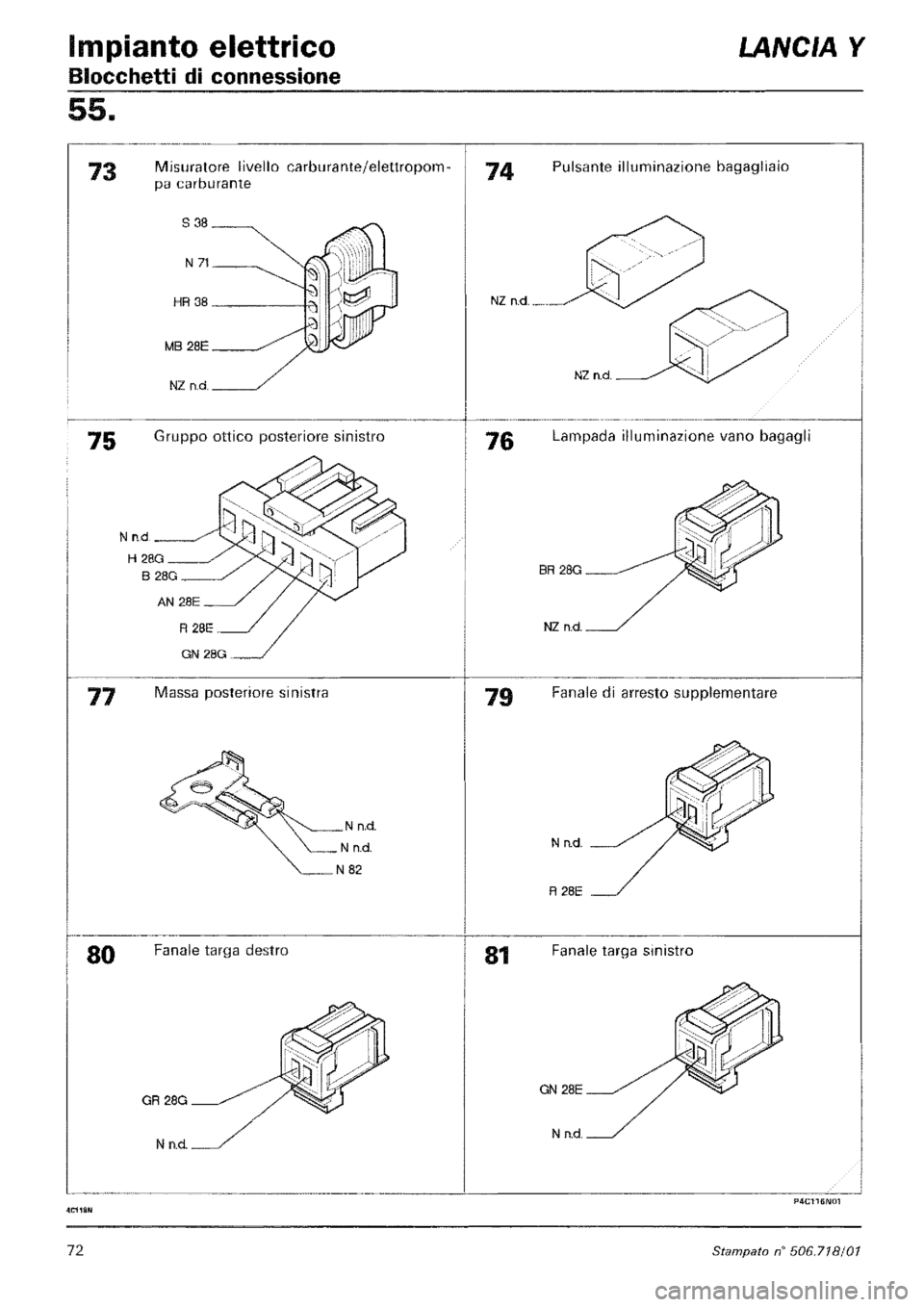 LANCIA Y 1997  Service Repair Manual 
