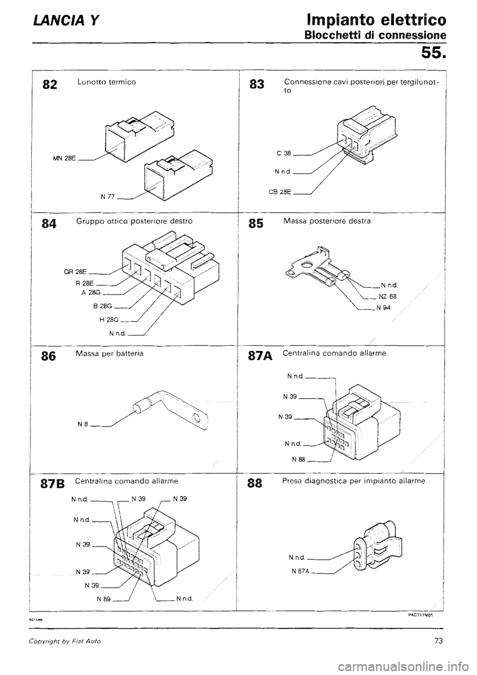 LANCIA Y 1997  Service Repair Manual 