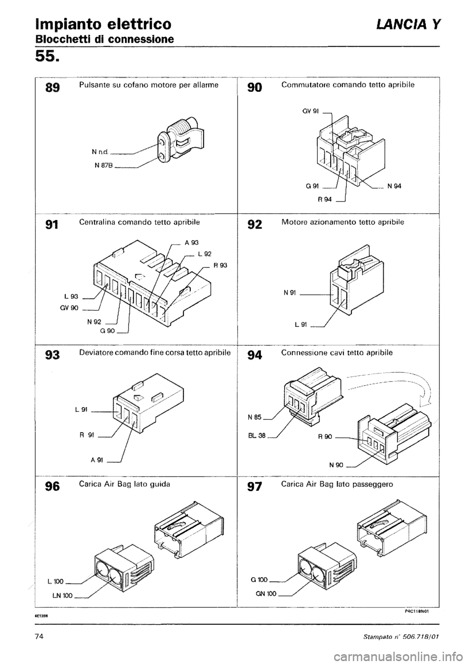LANCIA Y 1997  Service Repair Manual 