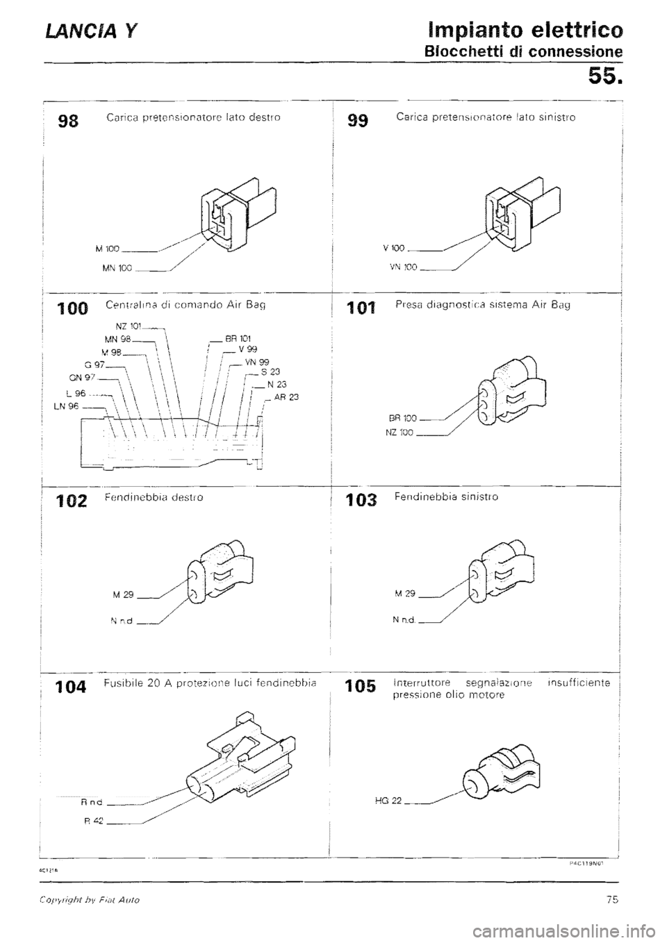 LANCIA Y 1997  Service Repair Manual 