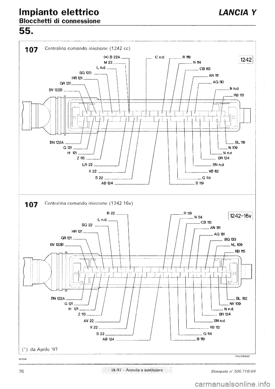 LANCIA Y 1997  Service Repair Manual 