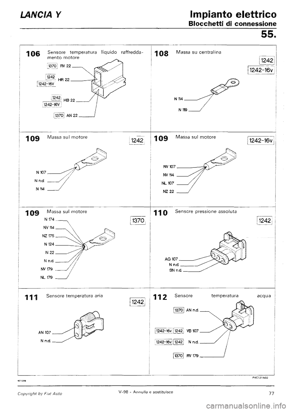 LANCIA Y 1997  Service Repair Manual 