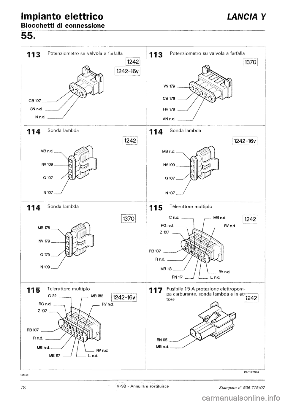 LANCIA Y 1997  Service Repair Manual 