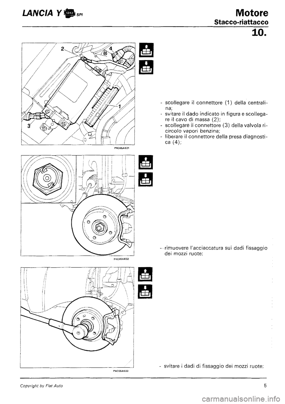LANCIA Y 1997  Service Repair Manual 