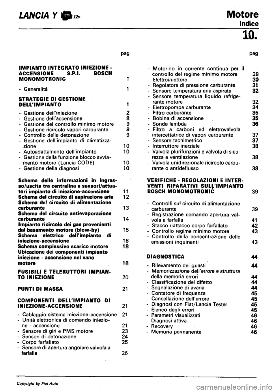 LANCIA Y 1997  Service Repair Manual 