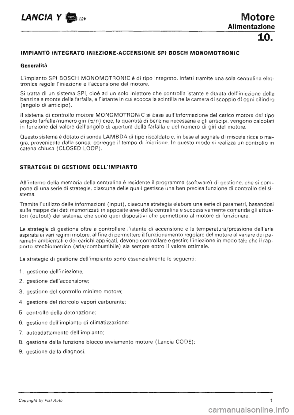 LANCIA Y 1997  Service Repair Manual 