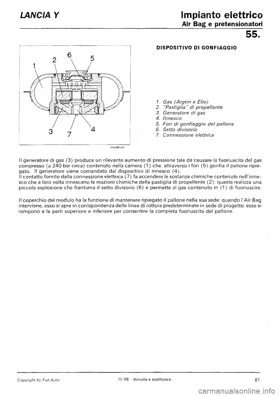 LANCIA Y 1997  Service Repair Manual 