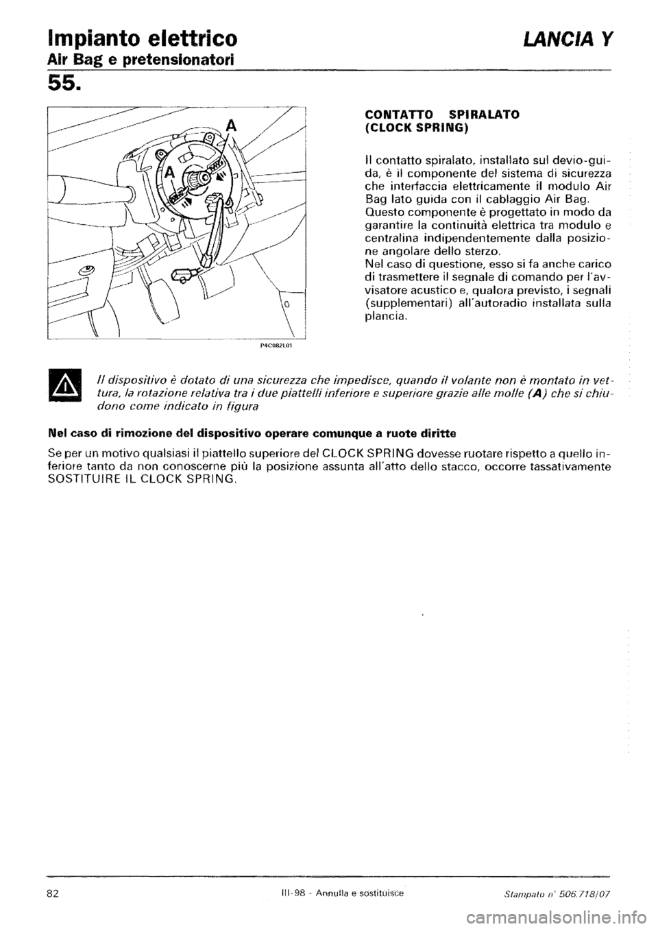 LANCIA Y 1997  Service Repair Manual 