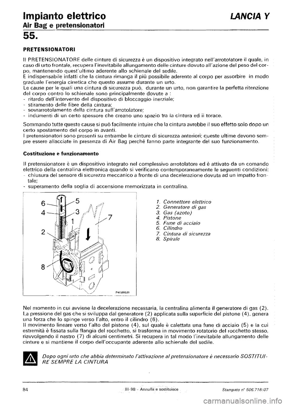 LANCIA Y 1997  Service Repair Manual 