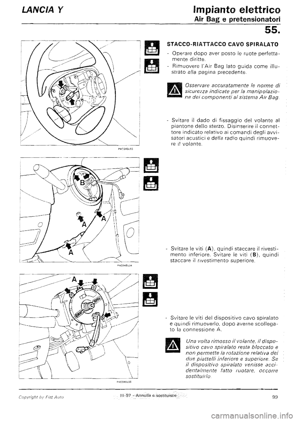 LANCIA Y 1997  Service Repair Manual 