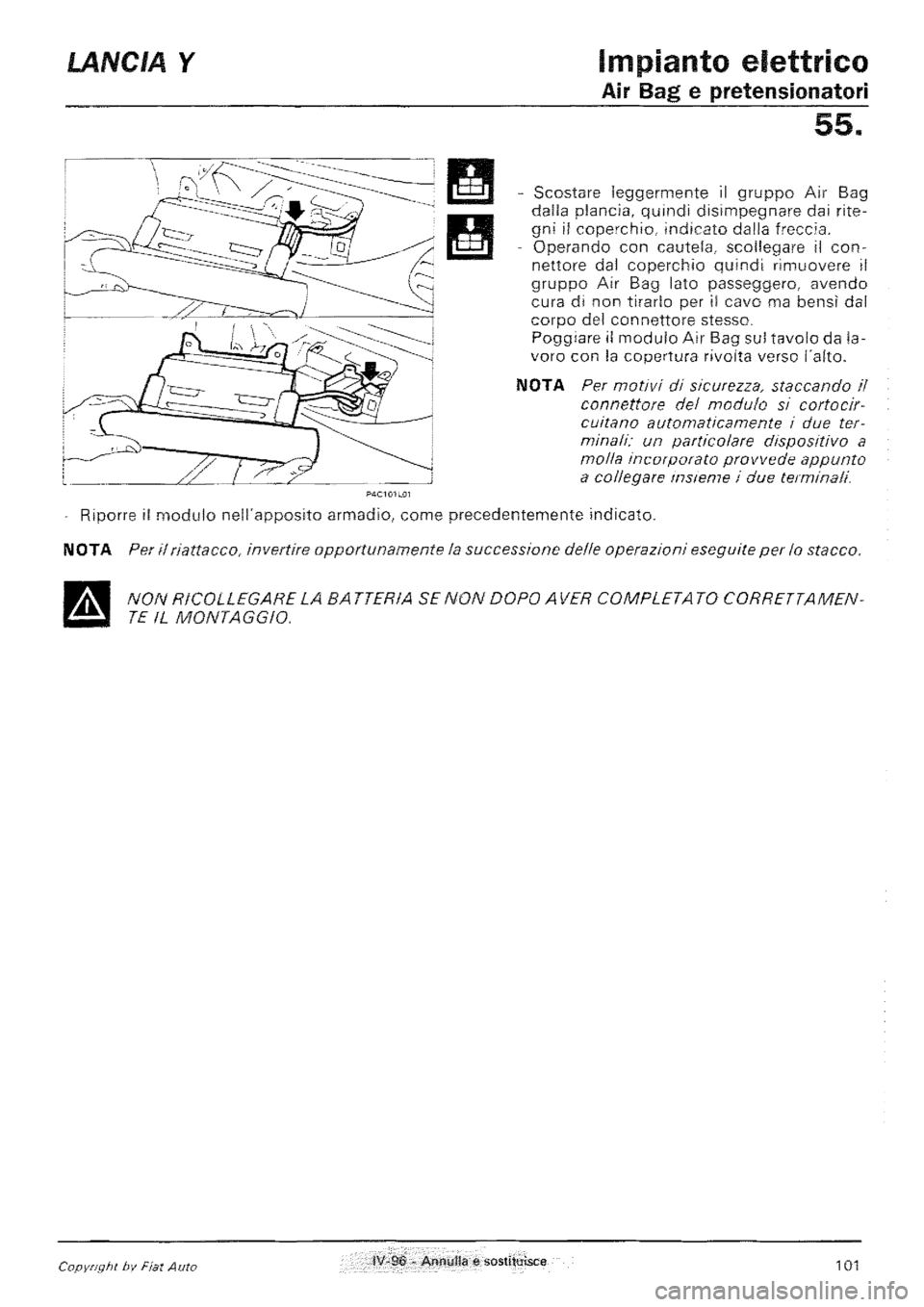 LANCIA Y 1997  Service Repair Manual 