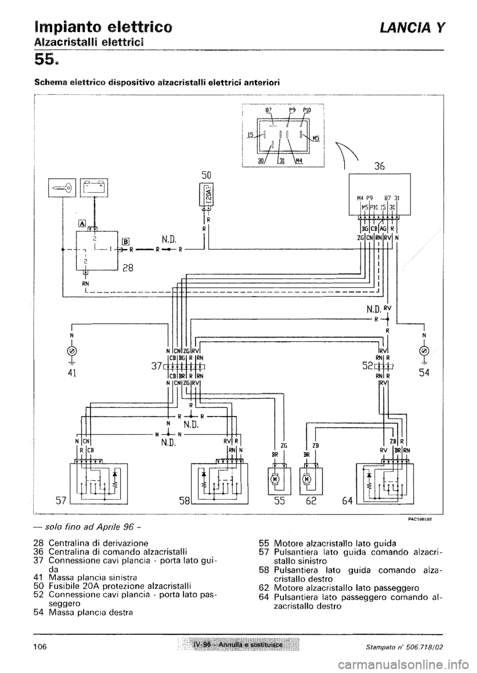 LANCIA Y 1997  Service Repair Manual 