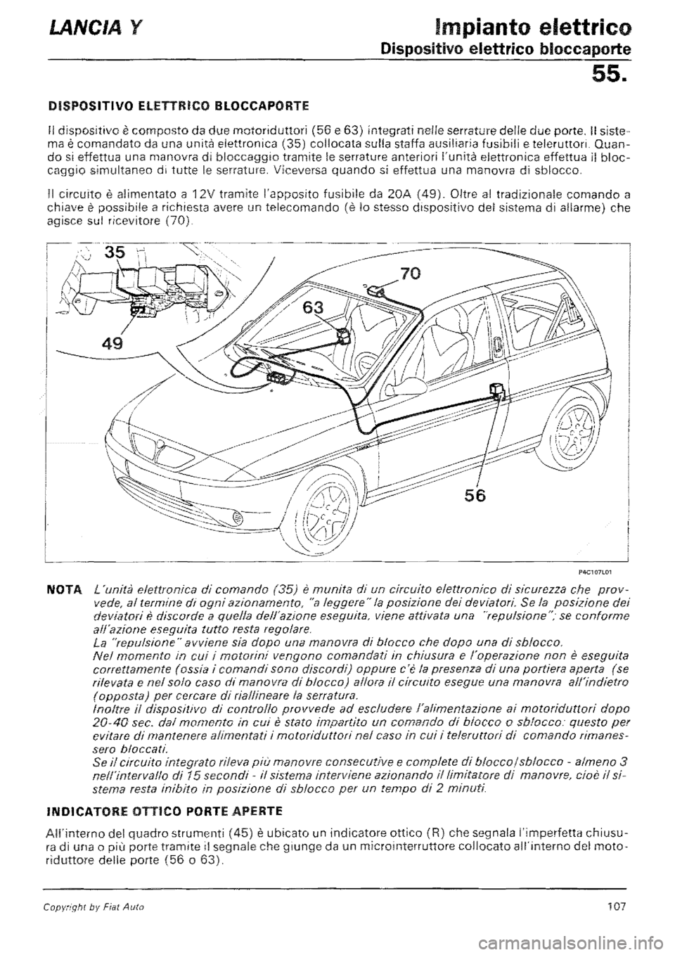 LANCIA Y 1997  Service Repair Manual 